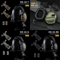 Wosport Sound Pickup and Noise Reduction Tactical Bluetooth Headset, Silicone Earmuffs, Quick-Release Headgear Helmet