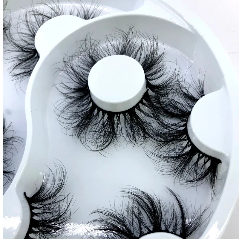 Neuestes Design 5 Paar natürliche falsche Wimpern gefälschte Wimpern langes Make-up 3D-Nerzwimpern Wimpernverlängerung Nerzwimpern für Schönheit