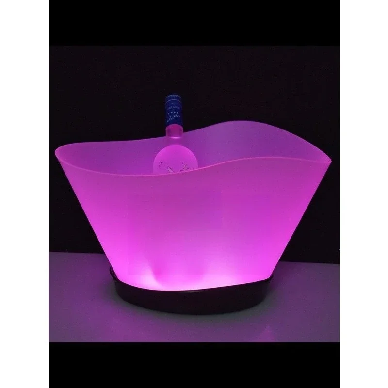 12L large-capacity bar luminous ice bucket LED champagne bucket, foreign wine bucket