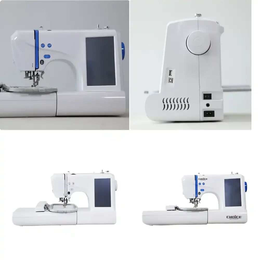 Embroidery Machine Computerized Domestic With 7 Inch Big Touch Screen