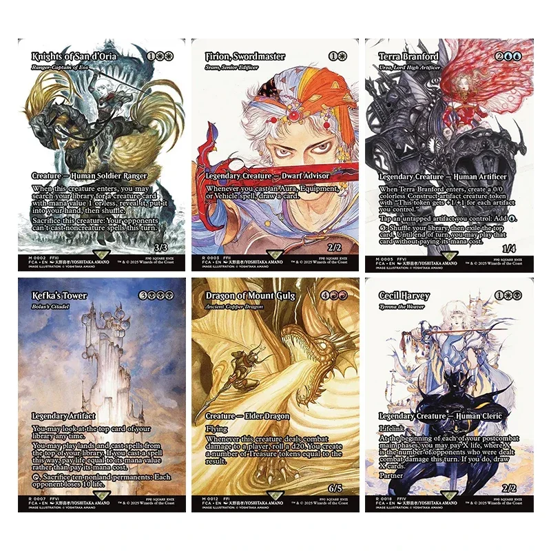 

Magic The Gatherings Storms Коллекционная карточная игра Diy Knights of San Doria Firion, коллекция Swordmaster, карты, игрушки в подарок