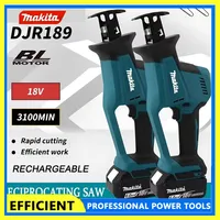 Makita DJR189 Cordless Electric Reciprocating Saw Brushless Rechargeable Wood Metal Cutting Saw Portable Saw Power Tool 18V