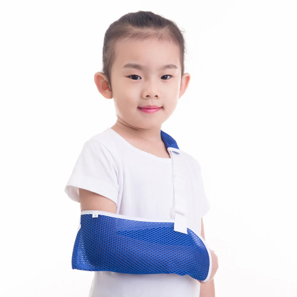 Sling Arm kidstraspirante supporto spalla lesioni bambini avambraccio bambino polso rotto immobilizzatore strappidiatrico confortevole