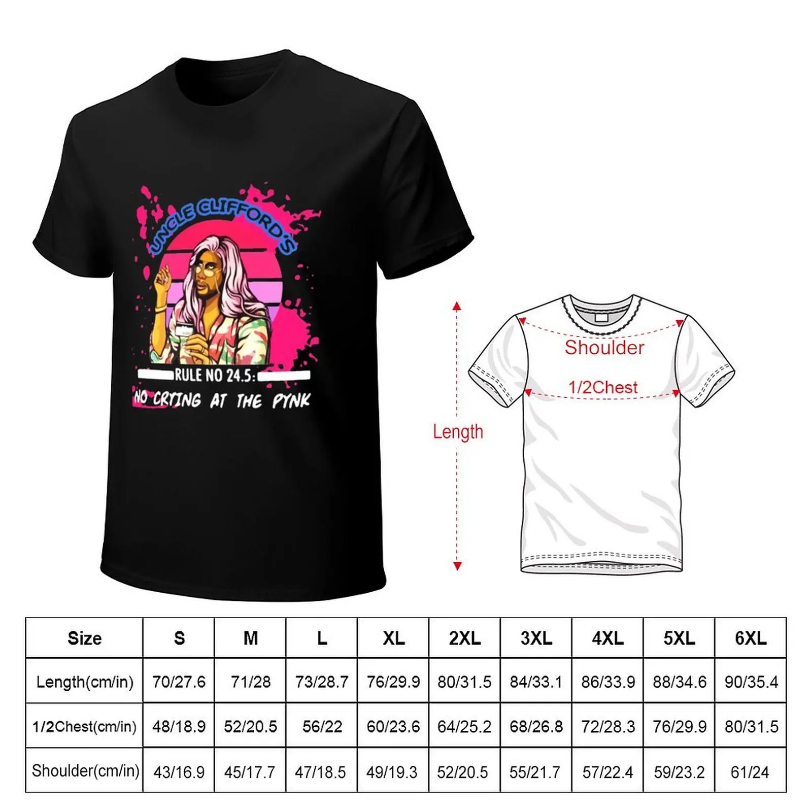P Valley Uncle Cliff-ord's Rule no 24.5 no Crying at The pynk Gift For Fans, For Men and Women T-Shirt