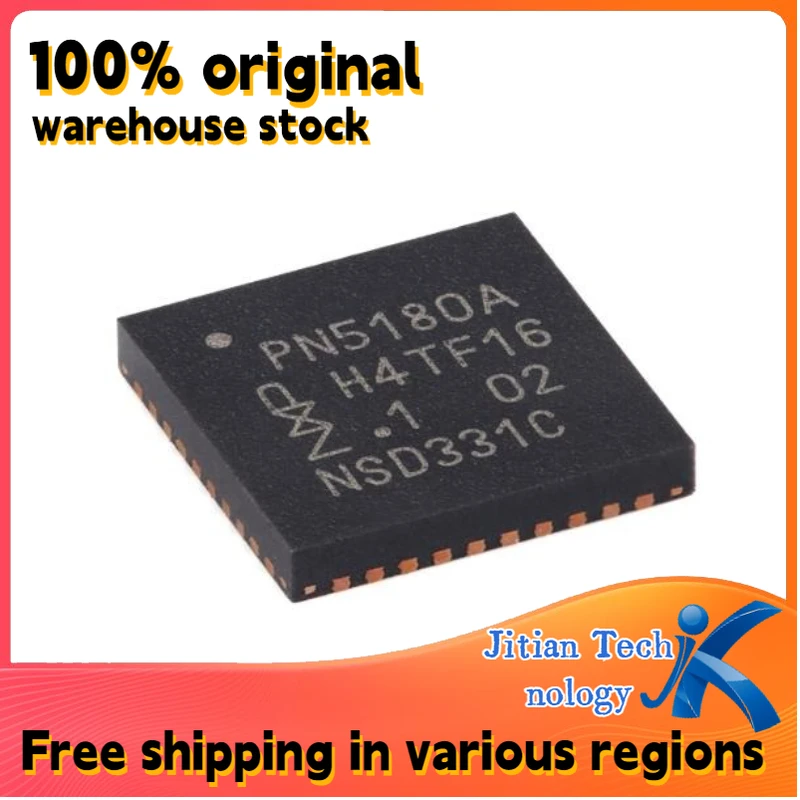 100% original inventory 1PCS PN5180A0HN/C3E logo PN5180A HVQFN-40 RFID card chip Channel direct sales