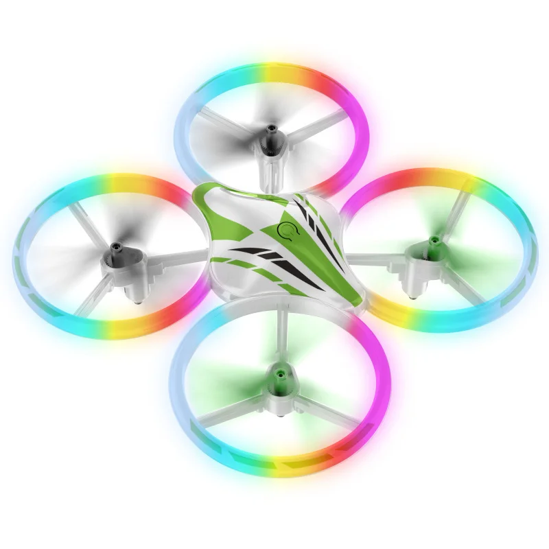 T20 グリーン グロー スタント ドローン 3D フリップ ヘッドレス モード 高度保持 LED ライト ワンキー リターン