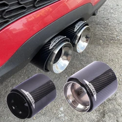 1 Pcs Carbon Fiber Car Exhaust Tip Pipe For Mini F54 F55 F56 F57 F60 R60 R61 R55 R56 R57 R58 R59 S JCW Auto Accessories