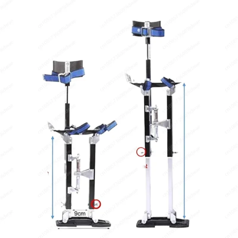 Drywall Stilts Adjustable Height Aluminum Painting Stilts Construction Plastering Working Height Support Tool