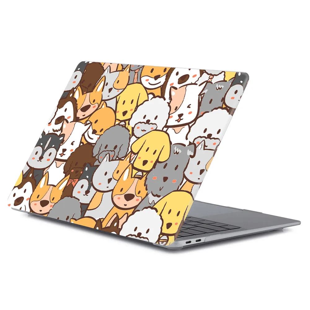 Laptop Case for MacBook Air 13.6 M4 2025 Case M3 A3240 Hard Shell for MacBook Pro 13 M1 M2 A2338 Cute Printed bottom shell