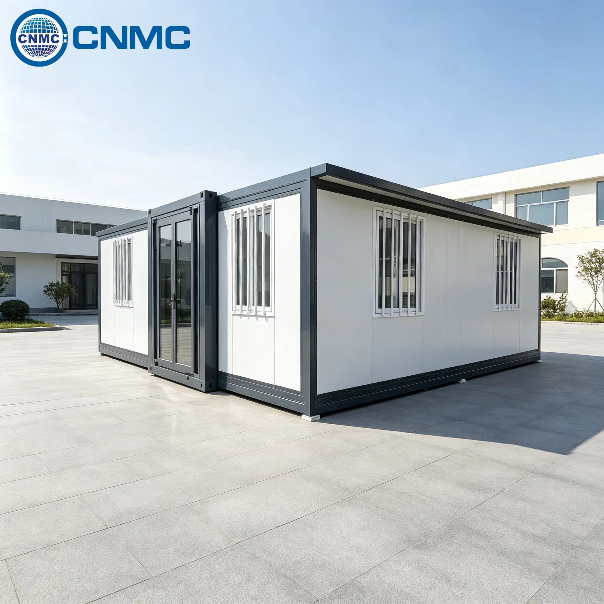 20FT Quick Deploy Expandable Folding Container House Heavy Duty Steel Frame Sandwich Panel MGO Floor Emergency Living Unit