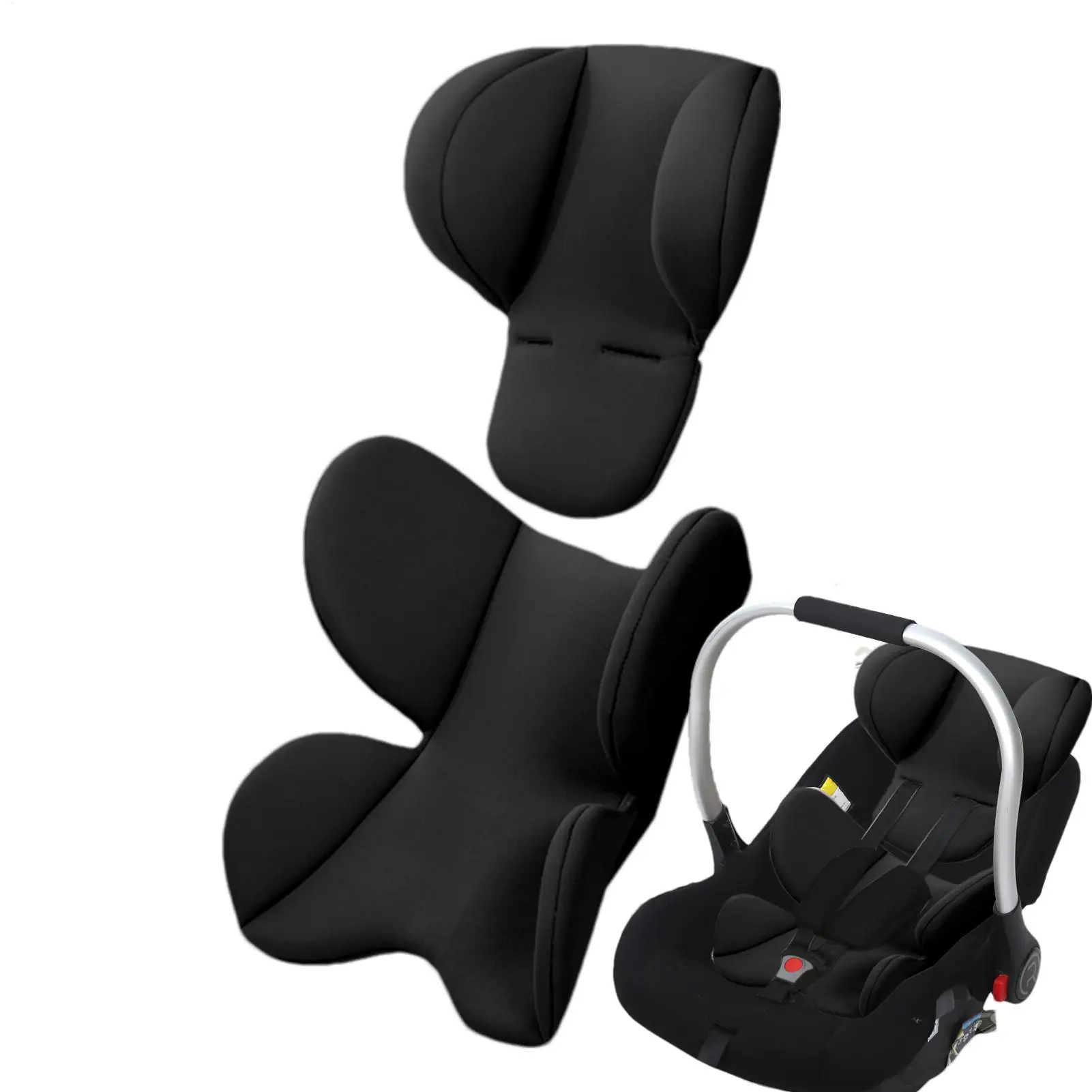

Universal Baby Stroller Seat Cushion Head and Body Support Pillow Infant Car Seat Insert For Baby Stroller Accessories