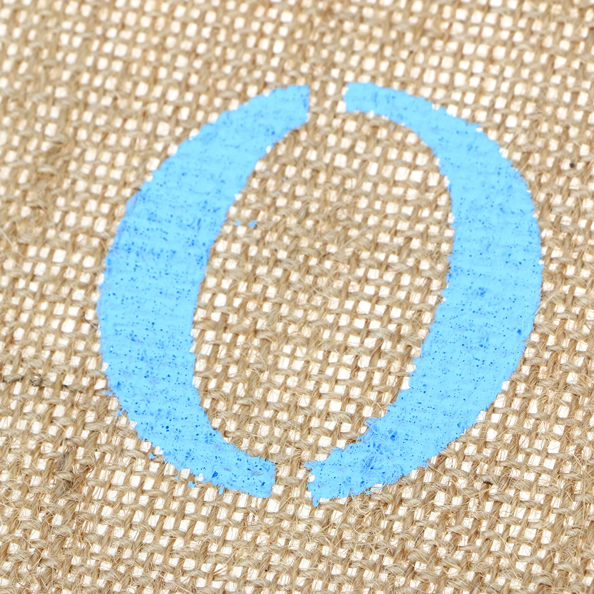 

One Birthday Banner 2M Blue Burlap Tear Resistant First Birthday Decorations For High Chair Wall Ceiling Party Backdrop