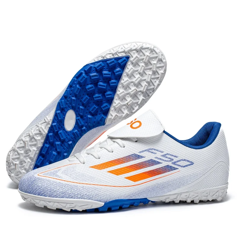 

2025 Football Shoes New Children's Football Shoes Low Cut Rubber Grass Sports Shoes for Boys And Girls Breathable Soccer Shoes f