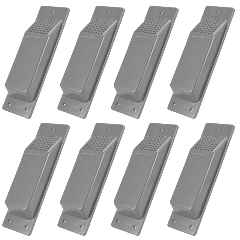 AA49 16PCS Kit presa d'aria per contenitore di spedizione Accessori per contenitori di spedizione resistenti Kit di ventilazione del flusso Grigio