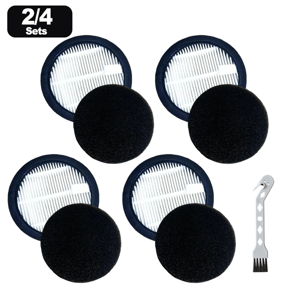 

2/4 Pcs Vacuum Cleaner Hepa Replacement Filters And Sponge Compatible With For-AFNOP For-Acevac11 Cordless Vacuum Cleaner Parts