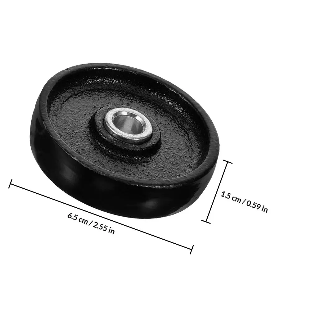 4Pcs Jack Front Wheel Heavy Duty for Hydraulic Floor Jack Utility Trailer Accessories Replacement Part Bearing Wheel