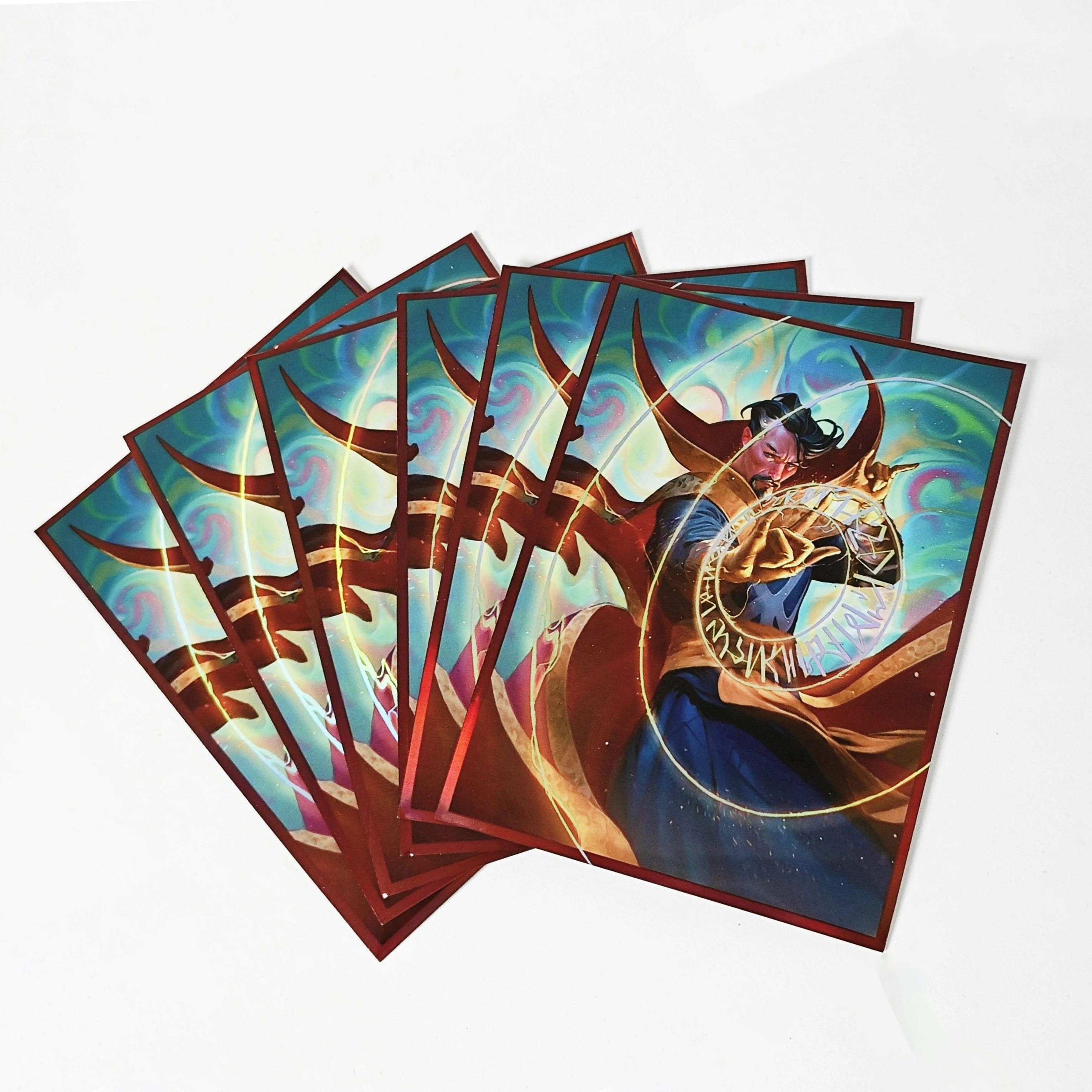 

60 шт. рукава для карт 66x91 мм, аксессуары для хранения, пригодные для TCG/волшебных/граммных карт, рождественский подарок на Хэллоуин для коллекционера карт