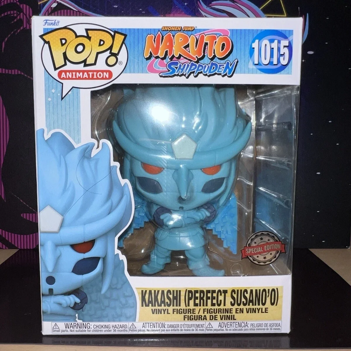 

Naruto Kakashi Anime Figure (Perfect Susano'o) #1015 Deluxe Funko Pop! 6 Inch Vinyl Figure Collectible Limited Edition Toy Gift