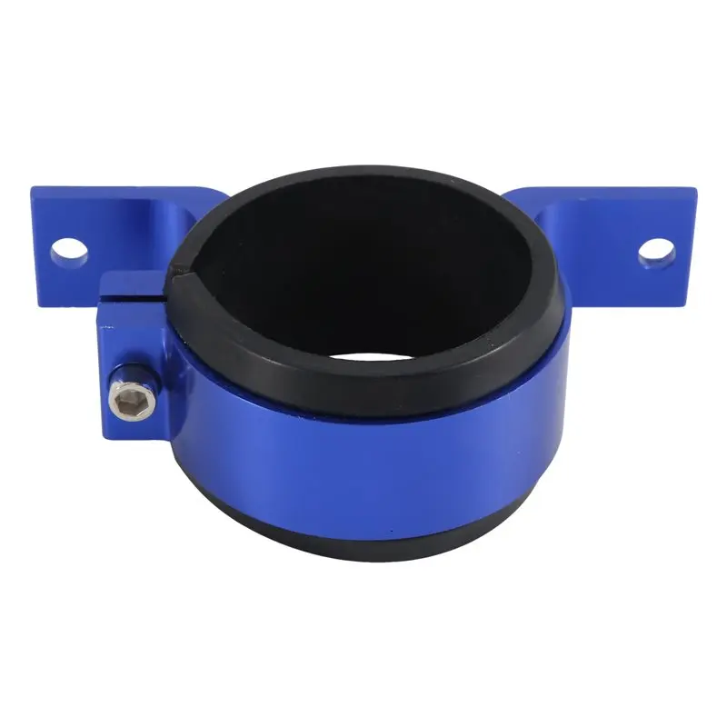 A73X-Blue 60Mm Fuel Pump Single Mount Bracket Fuel Filter External Bracket Clamp Cradle For 044
