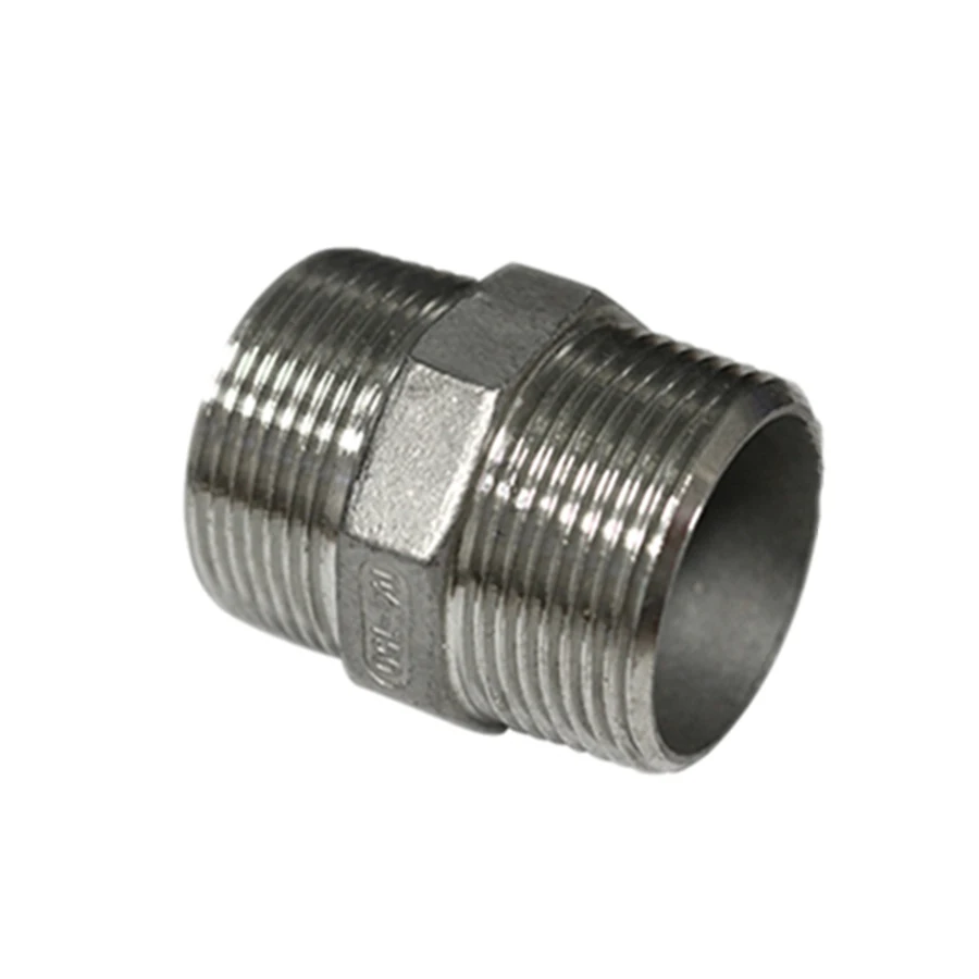 1/2 "Bsp Naar Buitendraad Hex Tepel Geneste Reducer Pijp Rvs 201