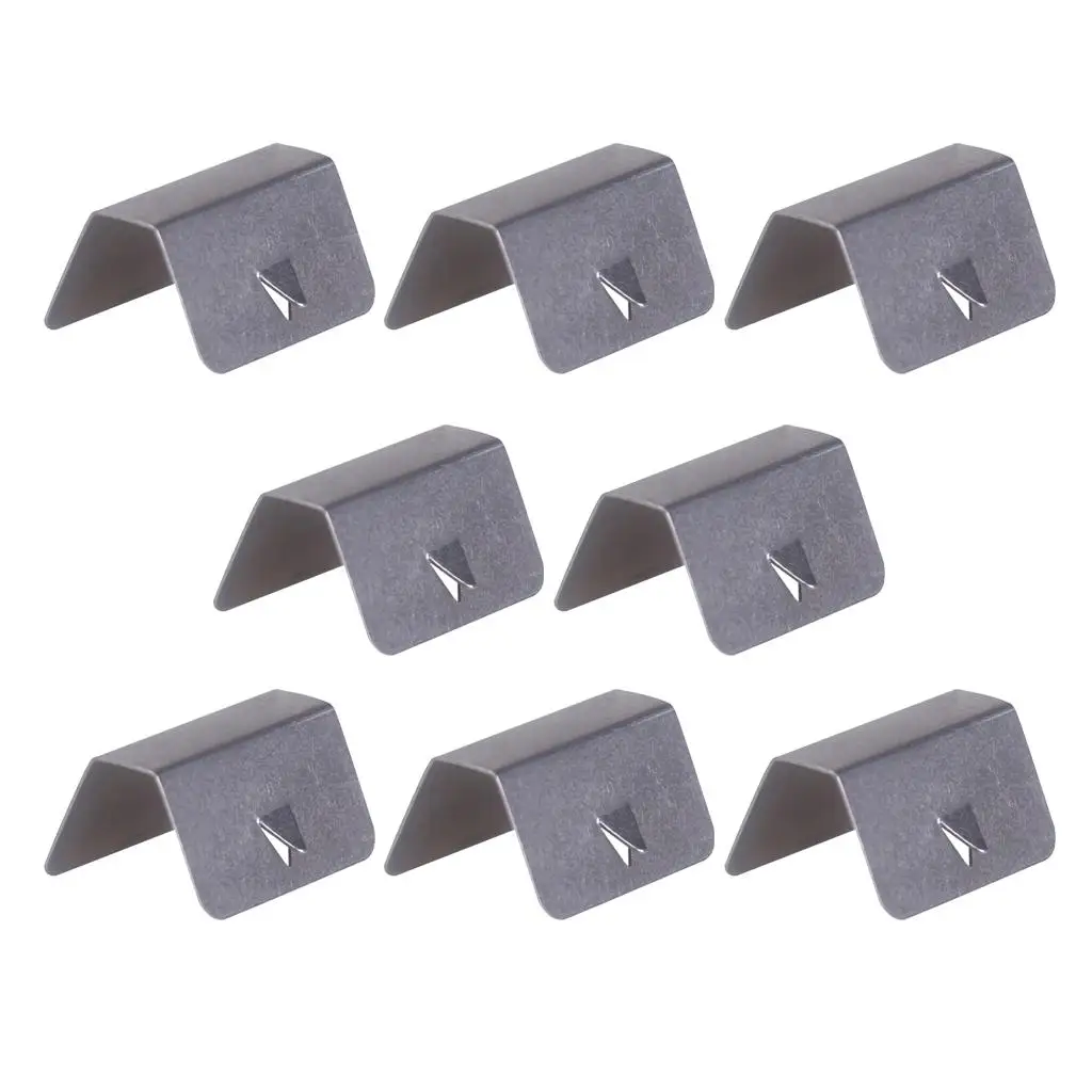 8Sets Wind/Rain Deflector Stainless Steel Fitting Clip for Heko G3 SNED Clip