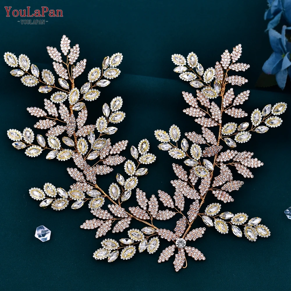 YouLaPan HP396 Sonne Blume Braut Haar Tiara Strass Hochzeit Haar Schmuck Zubehör Headwear Handgemachte Silber Farbe Kopfstück