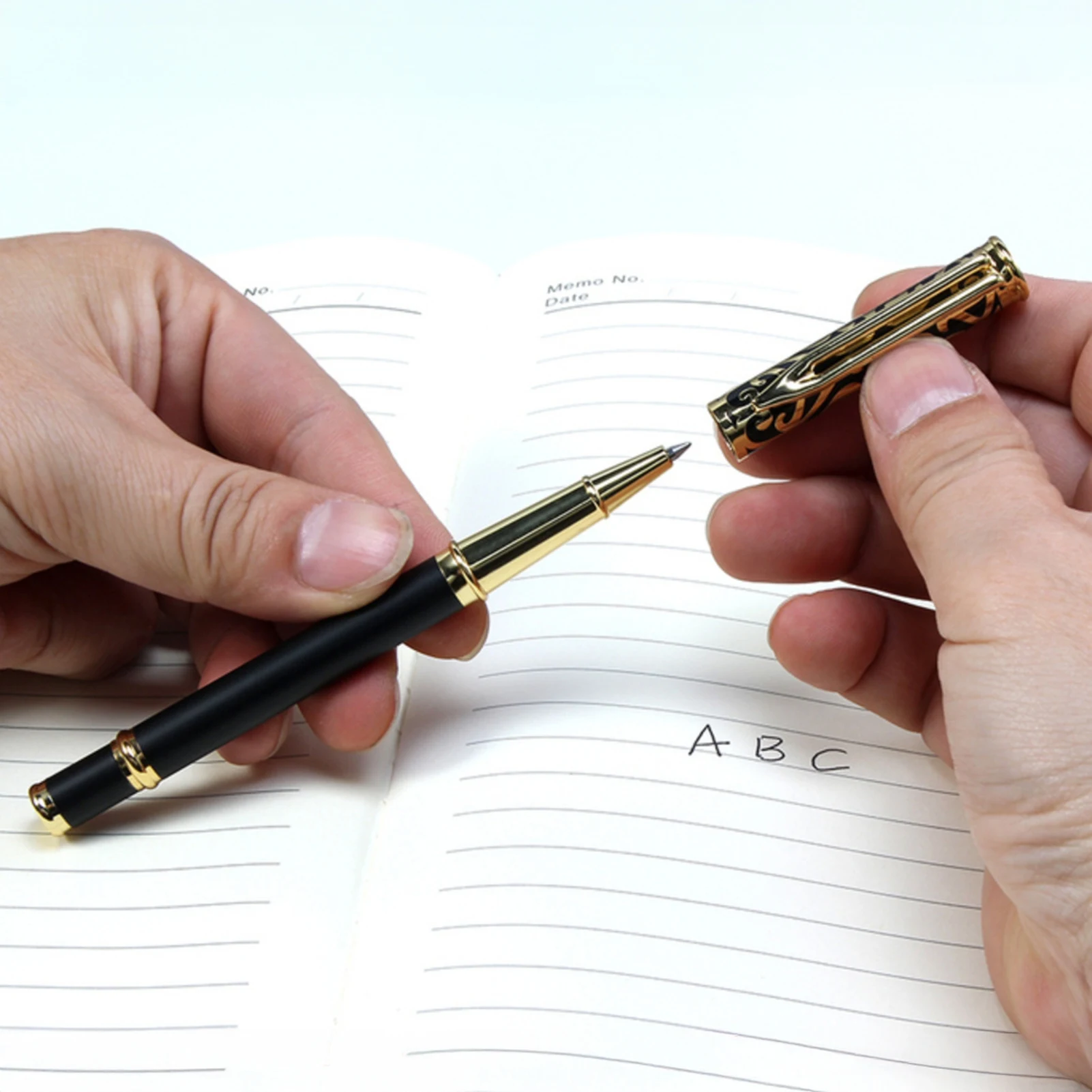 

Metal Ballpoint Pens Smooth Writing Experience Pens Learning Stationery for Gift School Business Office Use