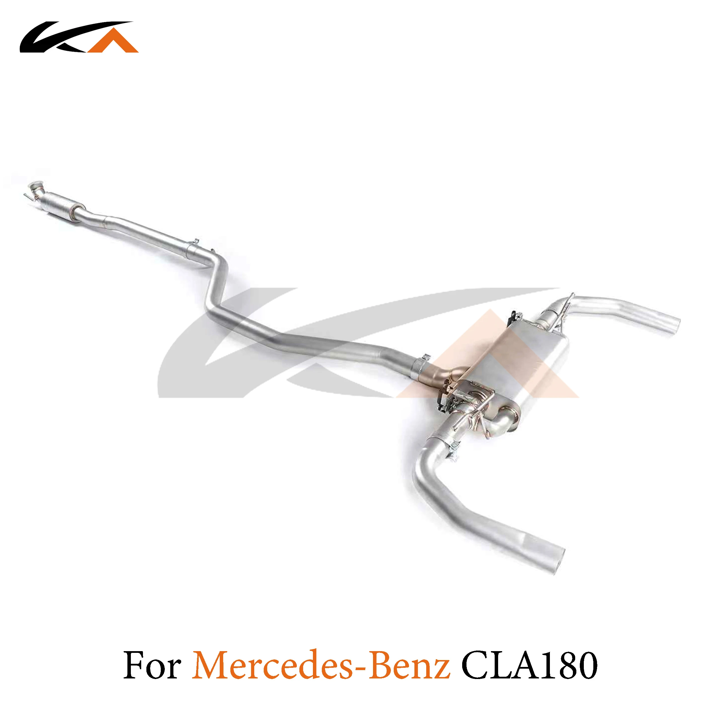 KA Tuning exhaust system stainless catback for mercedes-benz CLA180 CLA200 CLA260 performance auto parts muffler valve