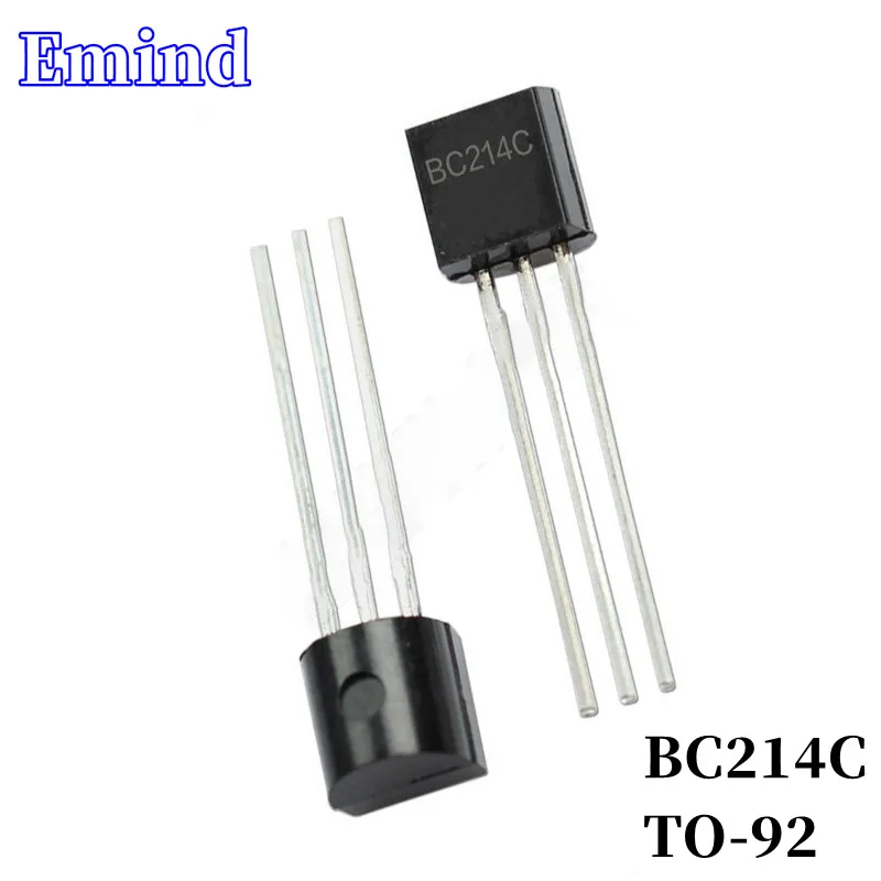 

100Pcs BC214C DIP Transistor TO-92 Type PNP Bipolar Amplifier Transistor 30V/100mA