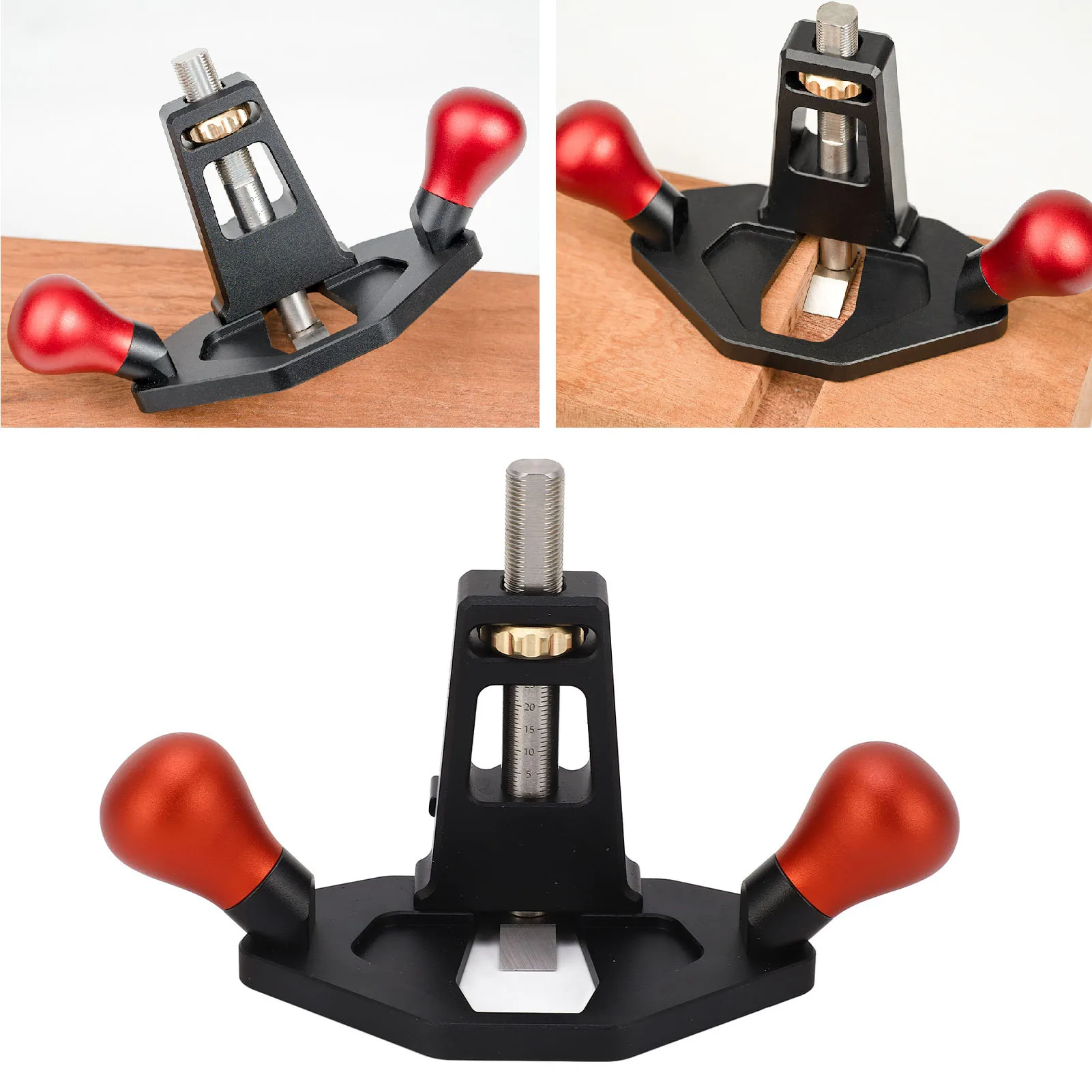 

Hand Router Trimming Plane Woodworking Router Plane Hand Router Trimming Plane Anodic Oxidation Treatment Blade Hand Planer