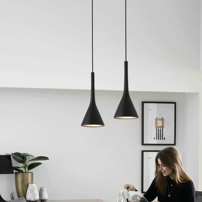 Modern Nordic Pendant Lights Simple Lamps Multicolor Minimalist Hanging Lamps  Heads E27 Edison Bulb for Kitchen Dining Bedroom