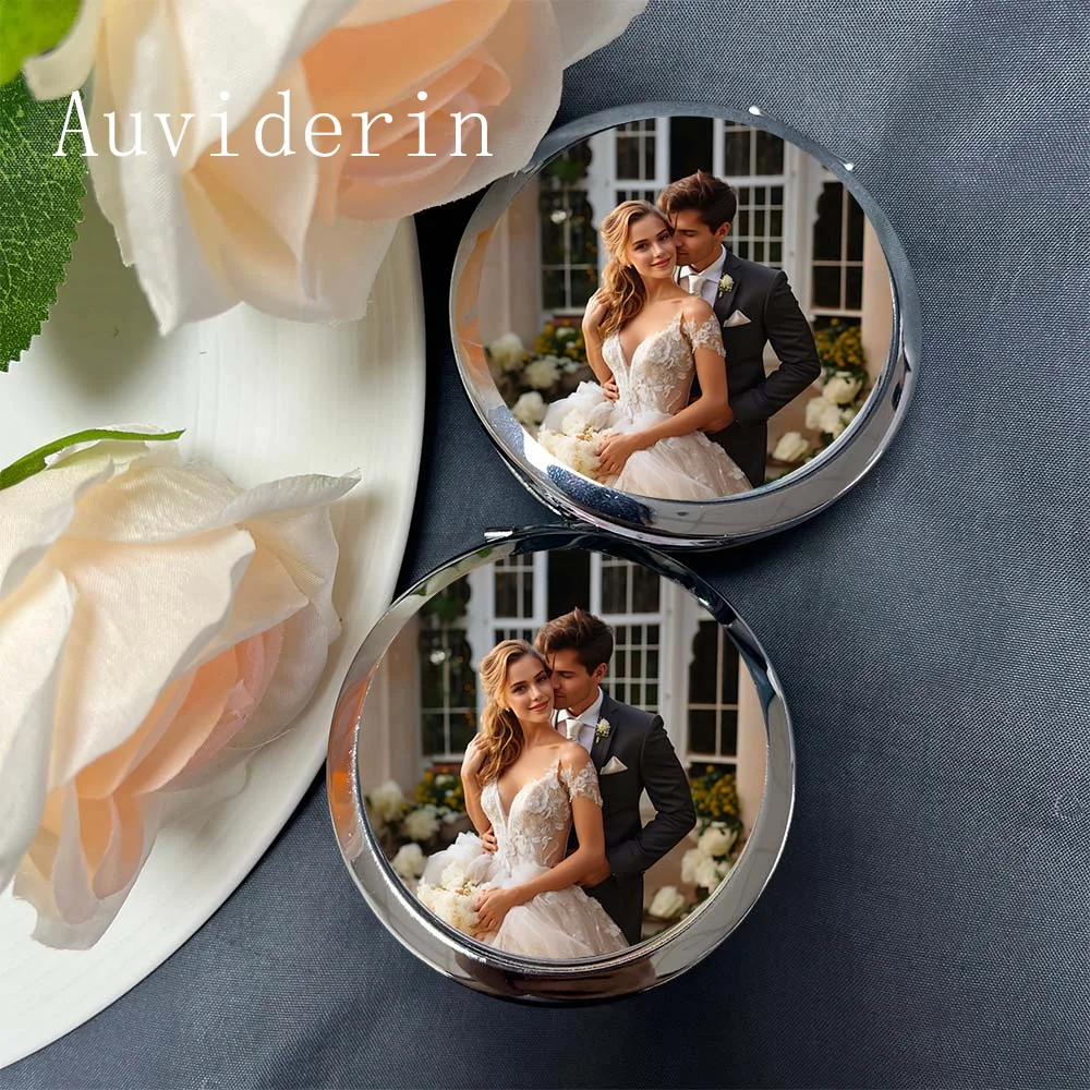 

10/25 шт. персонализированные зеркала для макияжа, свадебные сувениры, сувениры для дня рождения, двустороннее зеркало, индивидуальный логотип для подарка гостя