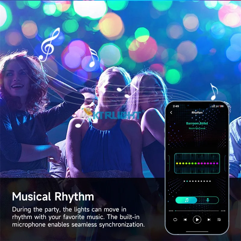 2m-30m LED Outdoor Christmas Decorative Light RGB IC Bluetooth APP Control 5V USB LED Fairy Tale Light String For Wedding Party