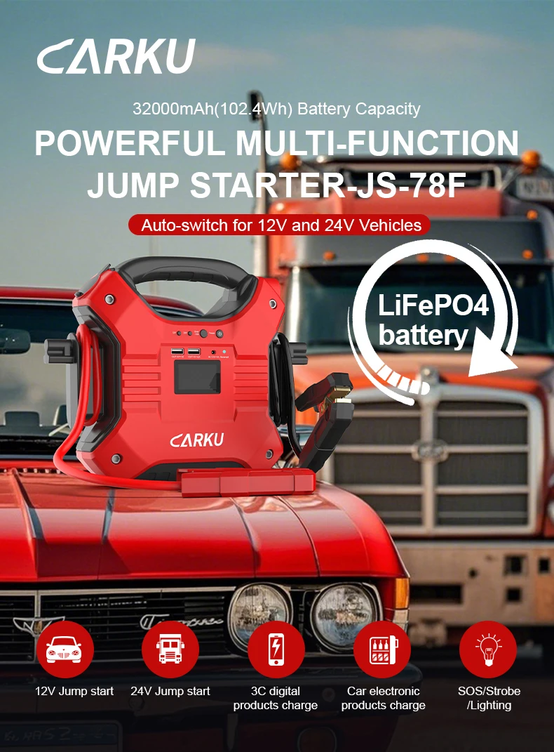 Lifepo4 Jump Starter Fast Char - Jump Starter 24V Heavy Duty review and price