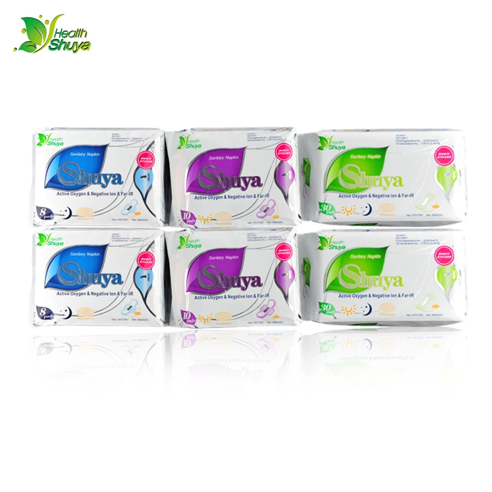 2 Packs Anion Sanitary napkin Sanitary towels, Active Oxygen Sanitary pads, Negative menstrual pad Feminine hygiene products