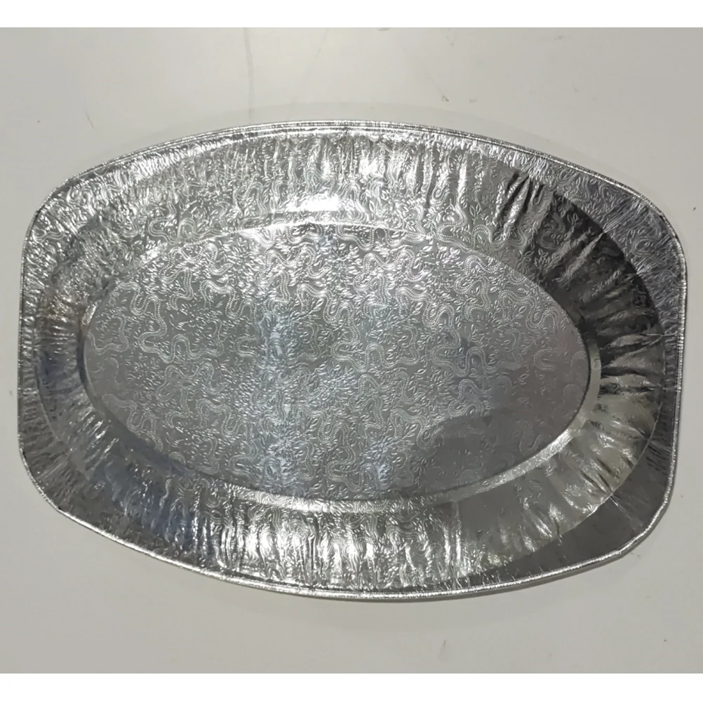 

20Pcs Disposable Aluminium Foil Trays Safe Quality Tableware for Cooking Baking Storing Catering Events Aluminium Foil Plate