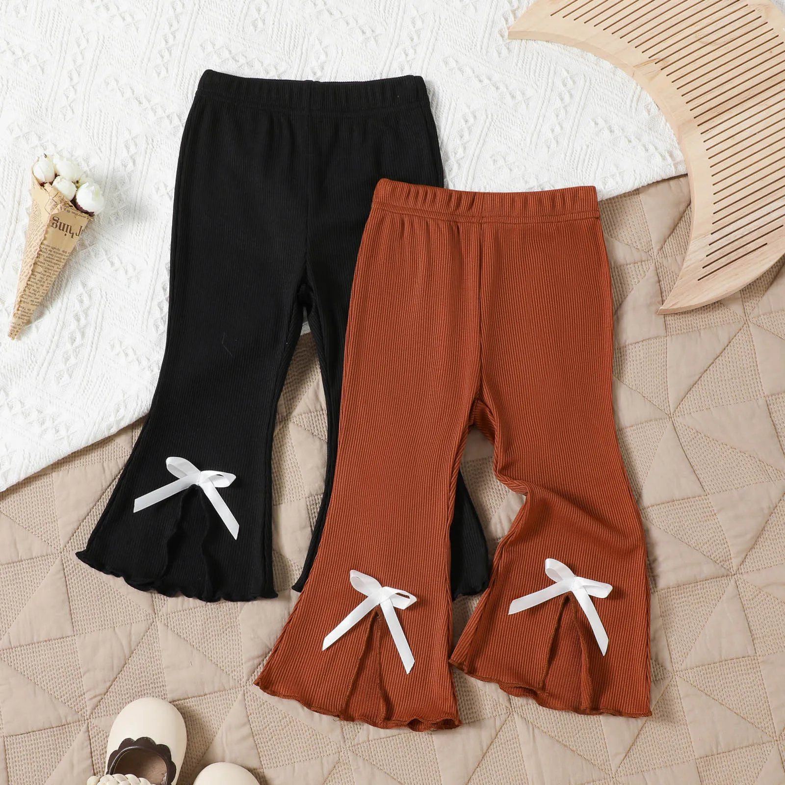 

Girls Leggings Tights 2pc Baby Girls Comfortable And Breathable Pants Casual And Versatile Fashionable Girls Track Pants Size 8