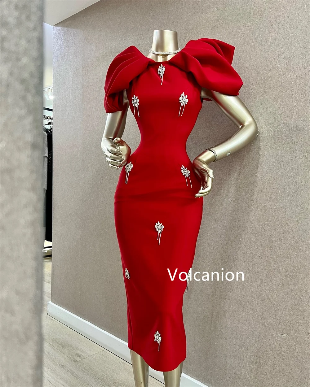 Платья миди из джерси с блестками по индивидуальному заказу, платья миди на заказ, вечер, классический, официальный, современный стиль