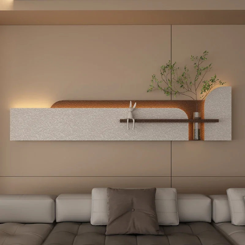 

DIY Decoration LED Wall Lamp - Plant Themed Horizontal Mural Light for Living Room Sofa/Bedroom/Corridor, Home Interior Decor