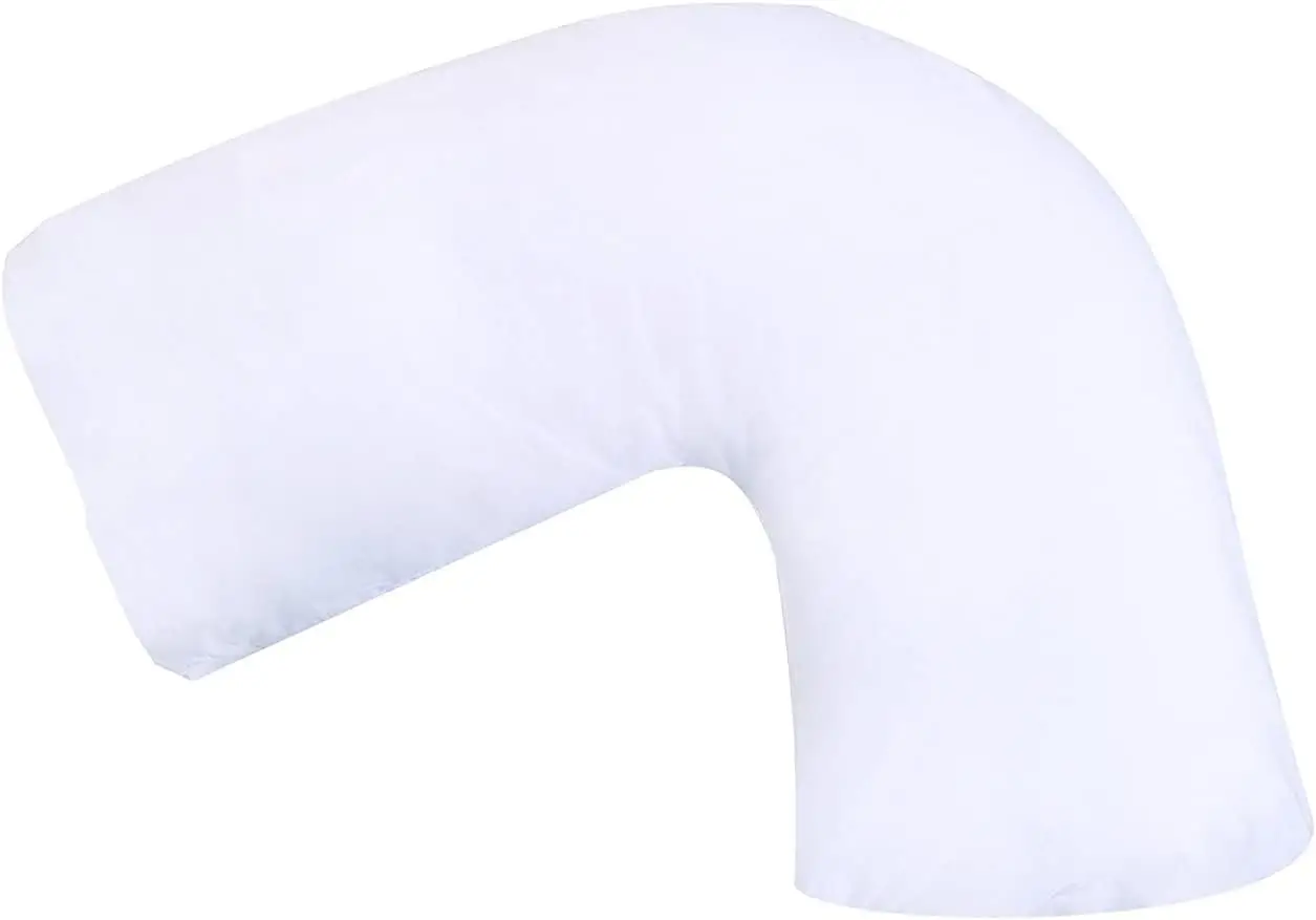 

Контурная U-образная подушка для сна на боку, снимает боль в шее, спине и бедрах, с моющимся чехлом