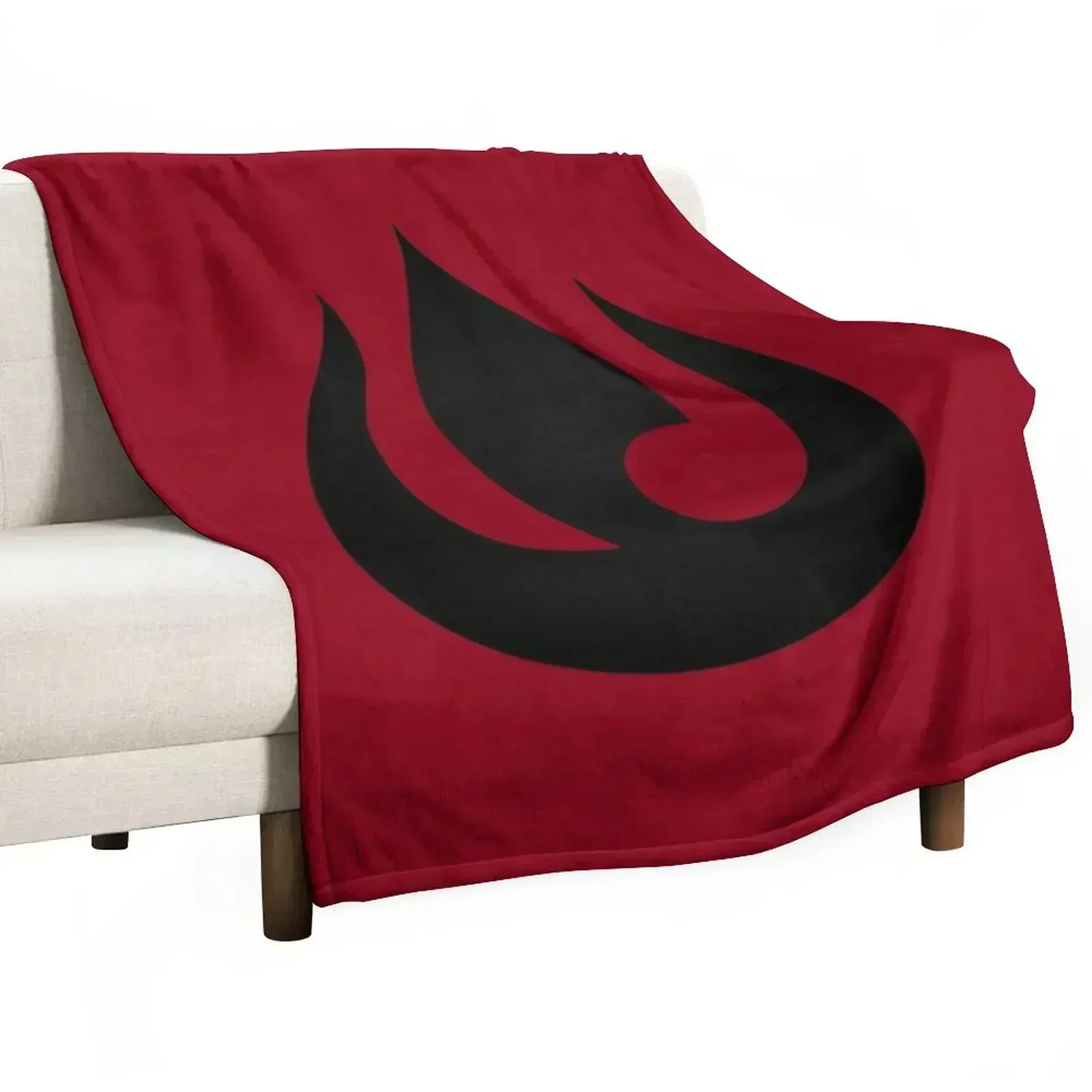 Fire Nation Logo Throw Blanket Multi Purpose Soft Warm Blanket for Home Travel