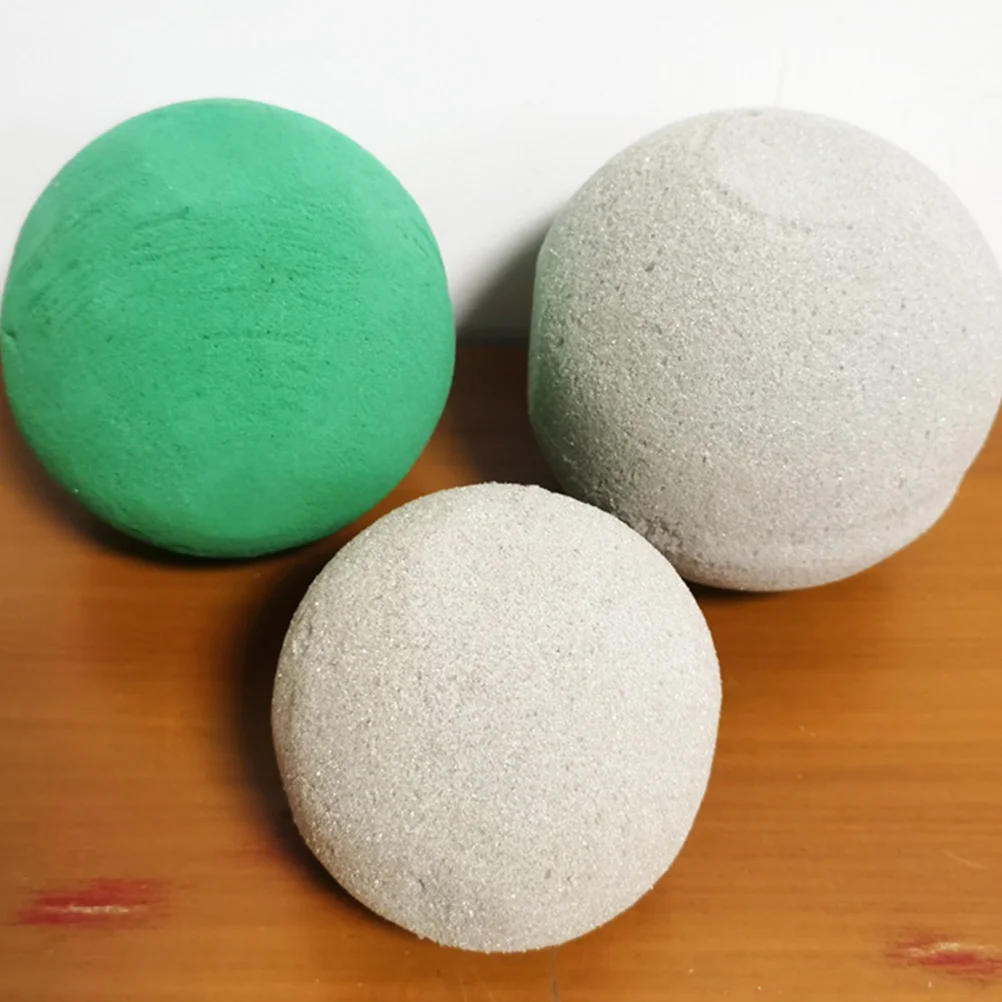 

2 Pcs 9cm Floral Foam Balls Phenolic Resin Spherical Flower Mud Base Arrangements Supplies Dry Decor Packaging