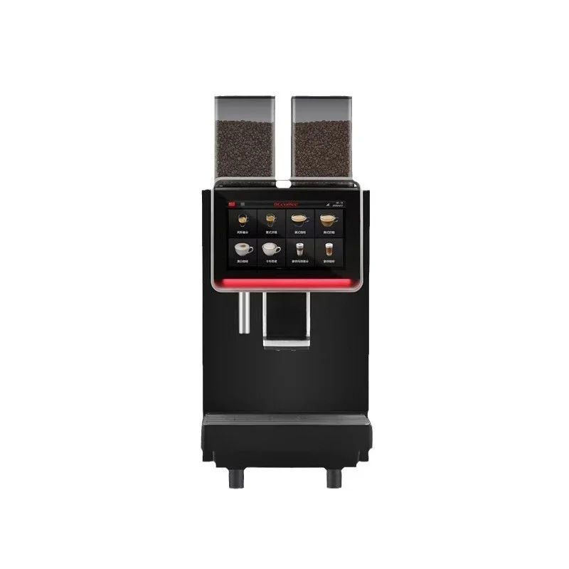 F2 automatic commercial coffee machine double bean warehouse large screen one-click coffee automatic cleaning