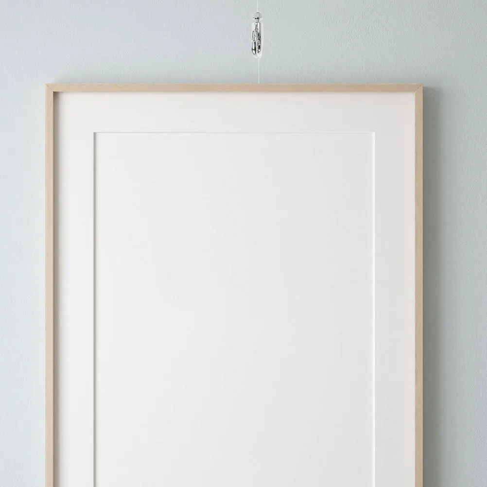 

4 set Adjustable Picture Hanging System Thickened Rope Rail Hooks For Art Frames Mirrors Wall Gallery Display Easy Install Kit