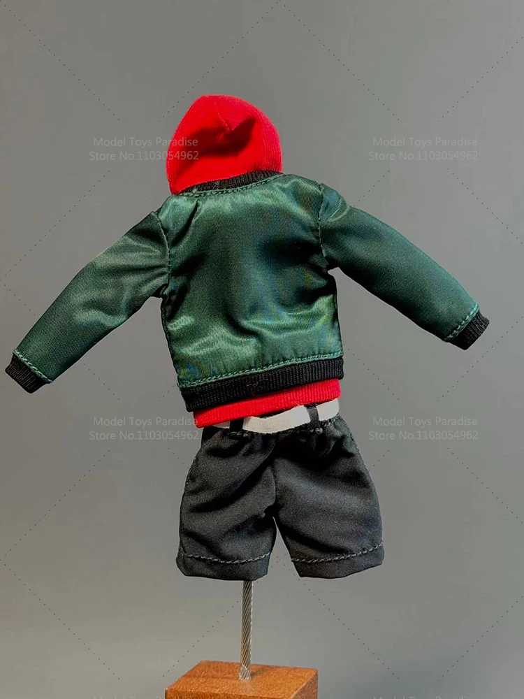 1/12 Schaal Miles Morales Casual Capuchon Shorts Ultieme Spider-Man Soldaat Model Kleding Set Fit 6Inch Action Figure body