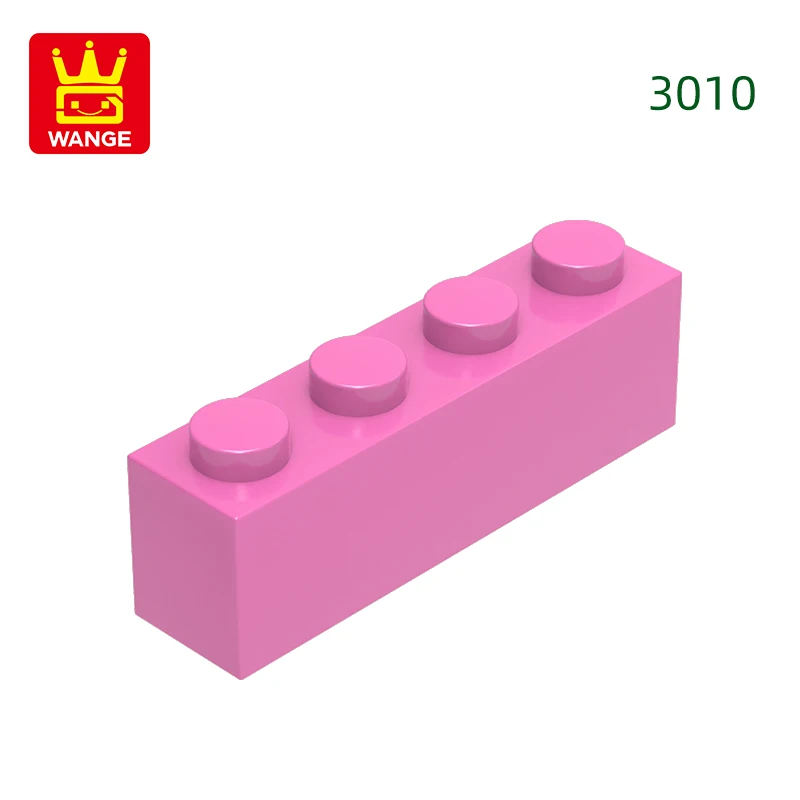 Wange 67 stks/partij 3010 1x4 Basic Bouwstenen Moc Onderdelen Compatibel met Bricks DIY Kinderen Speelgoed Montage gift Opbergdoos - afbeelding 1