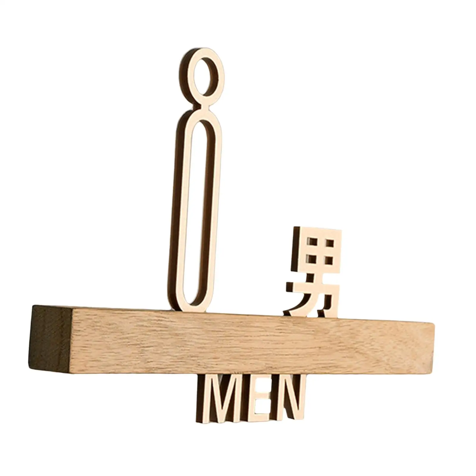Men Toilet Sign Male Washroom Plaque Restroom Identification Sign for Shopping Centers,coffee Shops Accessory Elegant
