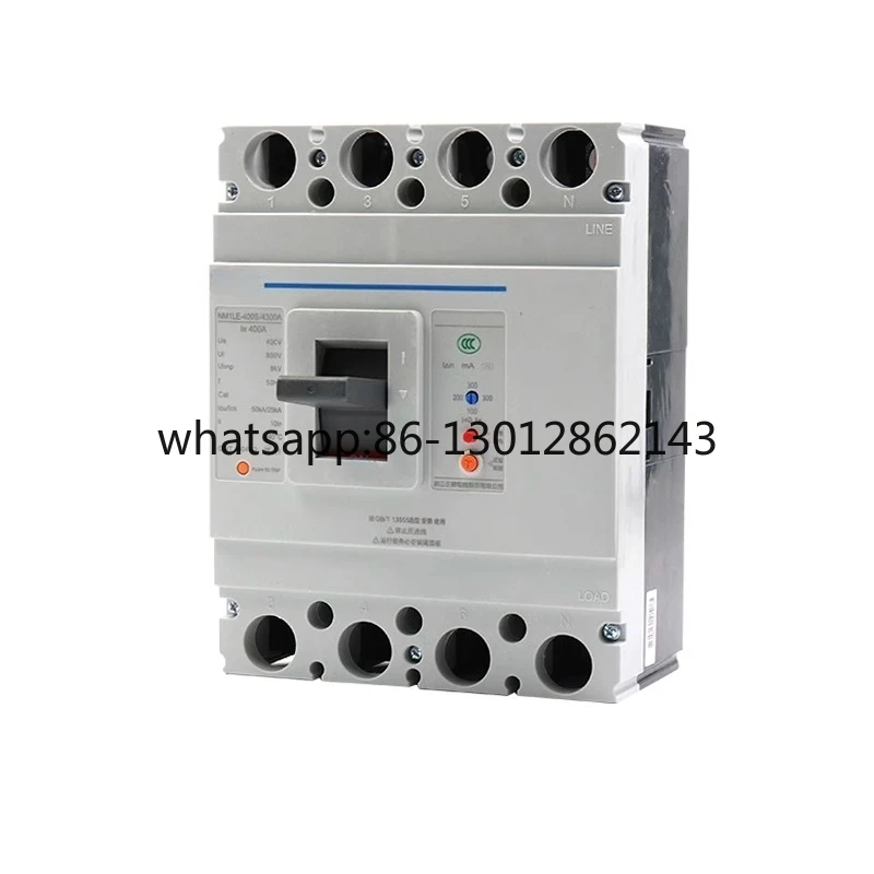 

Leakage protection molded case circuit breaker Air switch Leakage protection device NM1LE-400S/4300 three-phase four-wire