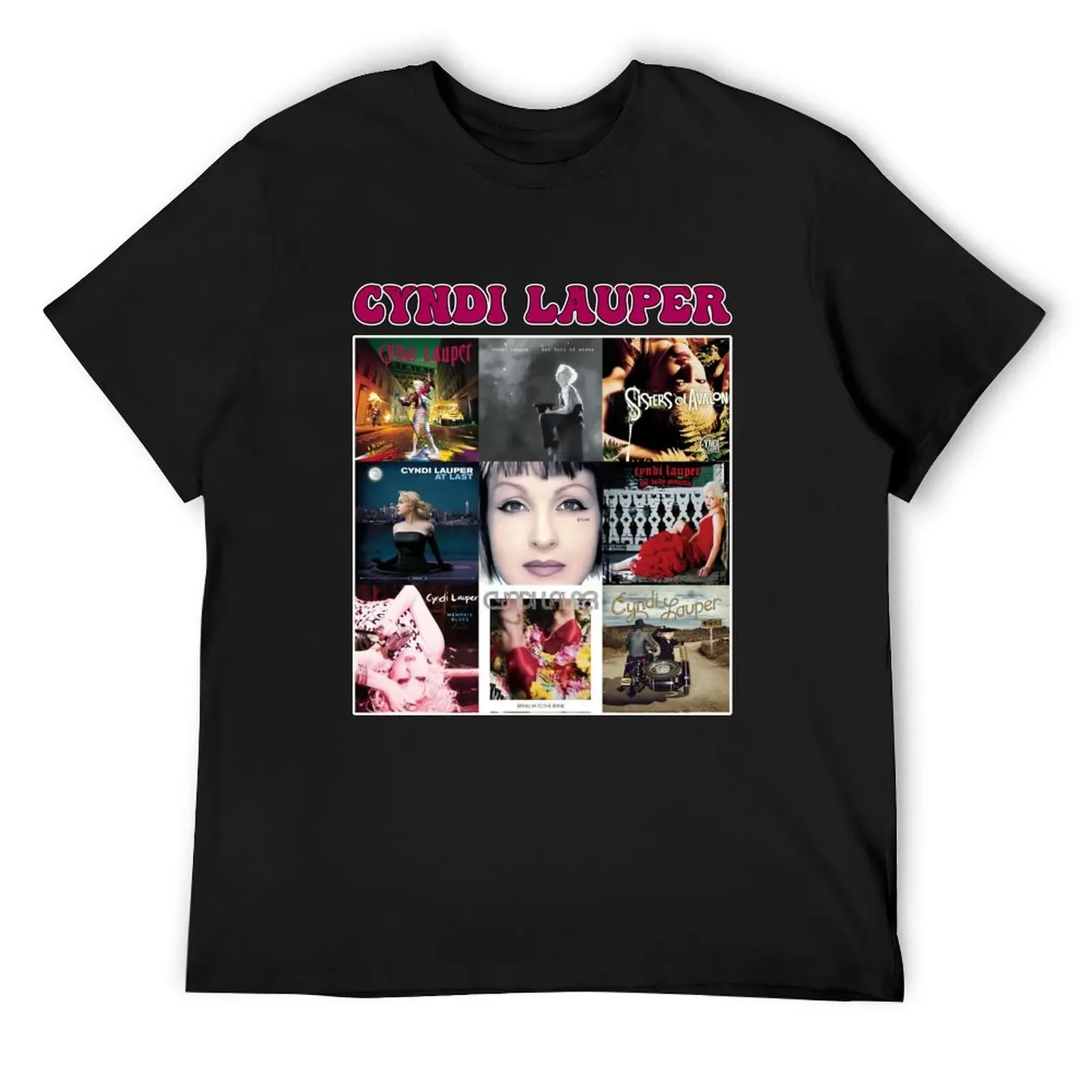 Cyndi Lauper collection T-Shirt anime t shirts new edition mens shirts graphic tee