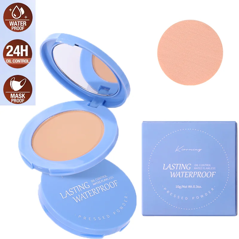 Kirrming Matte Perfection Pressed Powder Oil Control Face Pressed Powder  Pressed Powder, Waterproof Long Lasting Finishing Powd